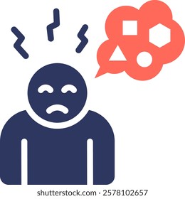 Stress Icon Element For Design