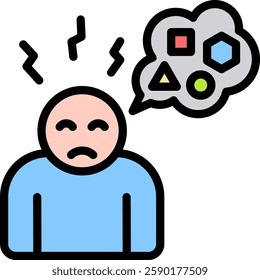 Stress Icon Element For Design