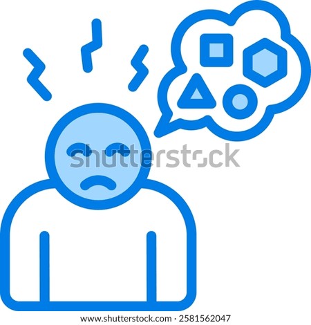 Stress Icon Element For Design