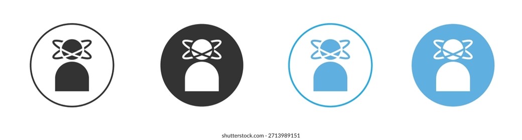 Stresssymbol Logo Vorlage Design-Set