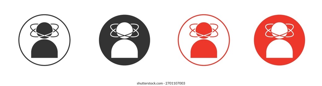 ícone de estresse coleção de vetores. ilustrações de símbolos de estoque de vetor