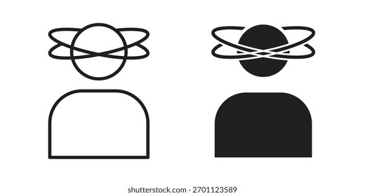 Icono de estrés colección de Vector. Ilustraciones de Vector