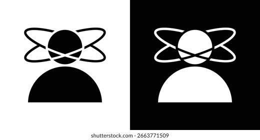 Ícone de estresse ilustração vetorial - Coleção de ícones de vetor de estilo preto de alta qualidade