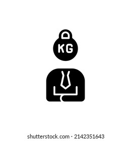 stress and life problems icon in vector. logotype