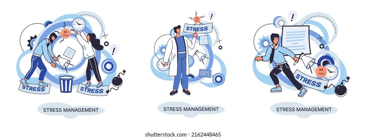 Stress management abstract metaphor, pressure control, depression, emotional tension, mental health management, physical and psychological stress. Way to lead an active, productive and fulfilling life