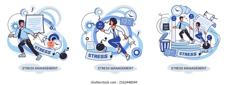 Stress management abstract metaphor, pressure control, depression, emotional tension, mental health management, physical and psychological stress. Way to lead an active, productive and fulfilling life