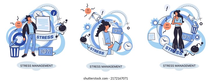 Stress management abstract metaphor, pressure control, depression, emotional tension, mental health management, physical and psychological stress. Way to lead an active, productive and fulfilling life
