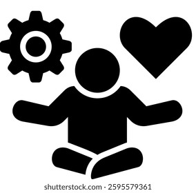 Stress Management Icon Element For Design And Vector
