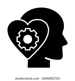 Stress Management Icon Element for Design