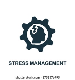 Stress Management icon. Simple element from company management collection. Creative Stress Management icon for web design, templates, infographics and more