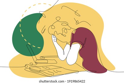 Stress Person Illustration Stress Man Concept Stock Vector (Royalty ...