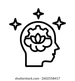 Stress Relief Icon Element for Design