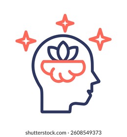Stress Relief Icon Element for Design