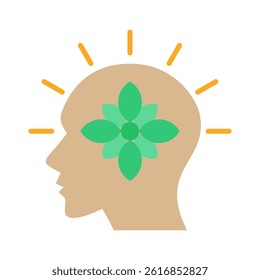 Stress Relief Icon Element for Design