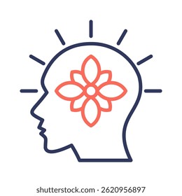Elemento de icono de alivio de estrés para el diseño