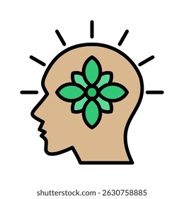 Stress Relief Icon Element for Design