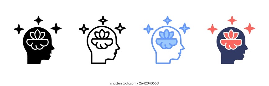 Stress Relief Icon Element for Design