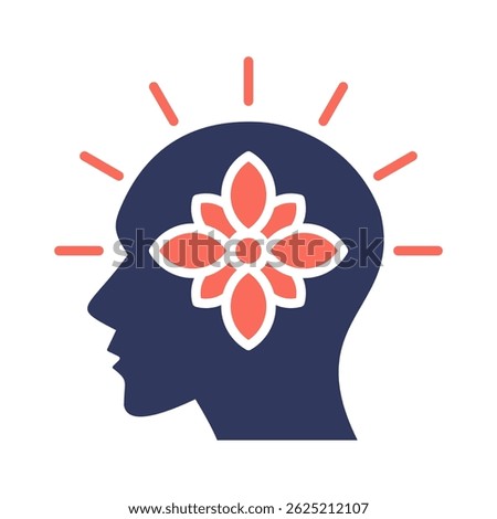 Stress Relief Icon Element for Design