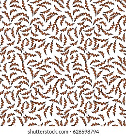 stress seamless pattern with red zig zag vector illustration