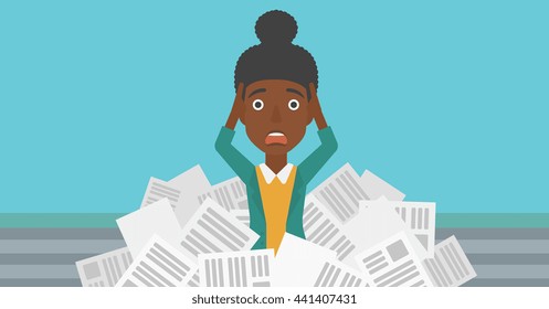 3,357 African american stressed Stock Illustrations, Images & Vectors ...