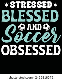 Beato estresado y fútbol obsesionado diseño de camiseta