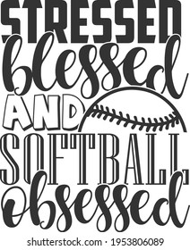 Blessed Y Obsesionados Softball - Diseño Softball