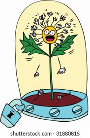 Stressed Dandelion