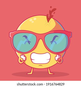 Ilustración vectorial Emoji resaltada. Comunicación, emoción, ícono, concepto de diseño tecnológico.