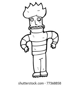 stressed man cartoon
