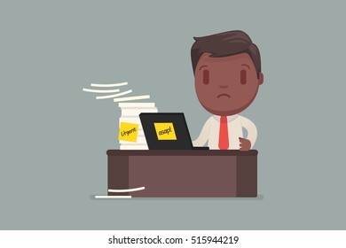 Stressed people with ASAP sticky notes