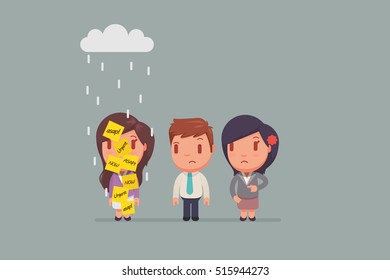 Stressed people with ASAP sticky notes