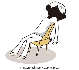 Stressjunger Mann - Vektorbild