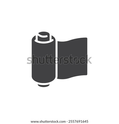 Stretch Film vector icon. filled flat sign for mobile concept and web design. Shrink Wrap Package glyph icon. Symbol, logo illustration. Vector graphics