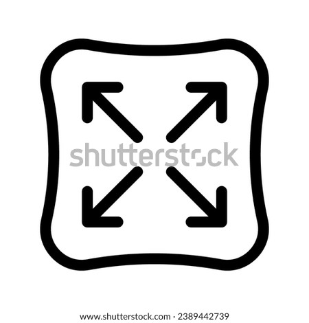 Stretch Icon Vector Symbol Design Illustration