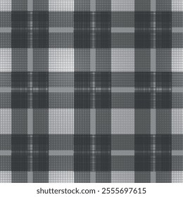 Stretch mark symmetric plaid pattern