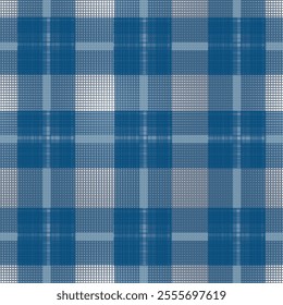 Stretch mark symmetric plaid pattern