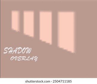 a stretch of shadow falls on the wall