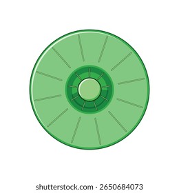 tampa reutilizável, vedação hermética, resistente ecofriendly estiramento silicone sinal de cobertura de alimento. símbolo isolado vetor ilustração