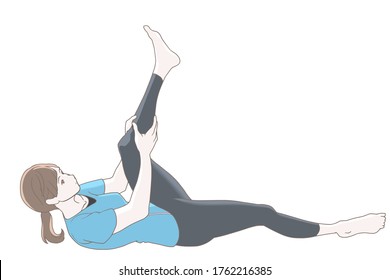 Stretch your muscles after workouts,female