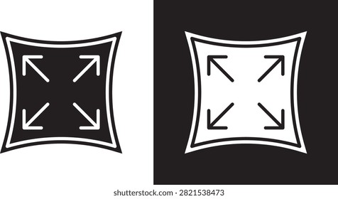 Stretchable fabric icon editable label series..