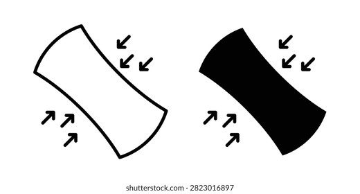Stretchable icon outline art collection