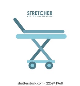 stretcher graphic design , vector illustration