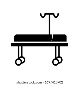 stretcher icon design, flat style trendy collection