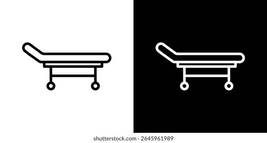 Ícone de maca Vetor de logotipo de estilo plano. perfeito para designs de interface de usuário