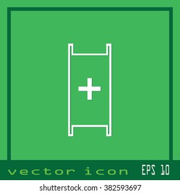 stretcher icon hospital.