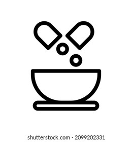 stretcher icon illustration vector graphic