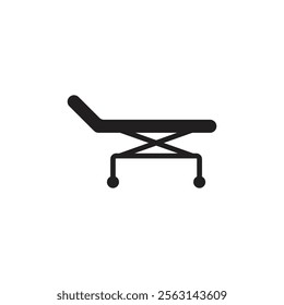 Stretcher icon Isolated flat vector in outline