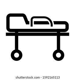 stretcher icon isolated sign symbol vector illustration - high quality black style vector icons
 - Shutterstock ID 1592165113