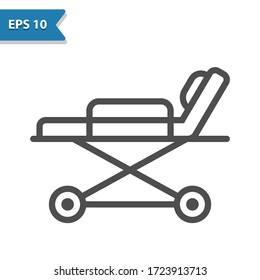 Stretcher Icon. Professional, pixel perfect icon, EPS 10 format.