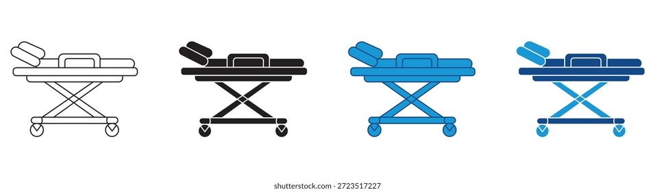 Ícone Da Maca Define Coleção De Vários Estilos. Ilustração vetorial.